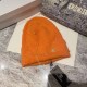 Orange Casual Street Letter Pearl Hat