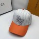 White Casual Street Letter Striped Embroidered Hat