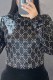 Black Sexy Print Letter O Neck Bodysuits