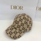 Khaki Casual Street Letter Patchwork Hat