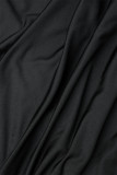 White Casual Sweet Daily Elegant Patchwork Solid Color Dresses