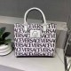 White Casual Street Figure Letter Patchwork Zipper Bags