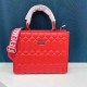 Red Casual Simplicity Letter Zipper Bags