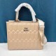 Khaki Casual Simplicity Letter Zipper Bags