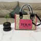 Rose Red Casual Simplicity Letter Patchwork Bags