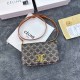 Deep Coffee Casual Simplicity Geometric Patchwork Bags