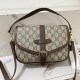 Khaki Street Simplicity Letter Patchwork Bags