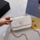 White Casual Simplicity Letter Chains Bags