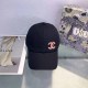 Black Casual Simplicity Letter Embroidered Hat