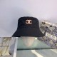 Black Casual Simplicity Letter Embroidered Patchwork Hat