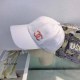 White Casual Simplicity Letter Embroidered Hat