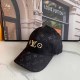 Black Street Simplicity Letter Embroidered Hat