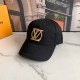 Black Casual Simplicity Letter Embroidered Patchwork Hat