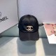 Black Street Simplicity Letter Pearl Hat