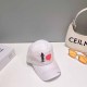 White Casual Street Letter Patchwork Hat