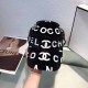 Black Casual Street Letter Patchwork Hat