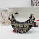 Dark Blue Street Letter Chains Zipper Bags