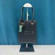 Black Casual Simplicity Letter Solid Patchwork Bags