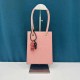 Pink Casual Simplicity Letter Solid Patchwork Bags