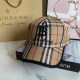 Black Street Letter Striped Embroidered Hat