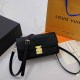 Black Simplicity Letter Patchwork Bags