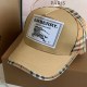 White Street Letter Striped Patchwork Hat