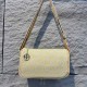 Yellow Casual Street Letter Patchwork Zipper Bags