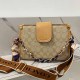 Shallow Yellow Street Letter Patchwork Bags