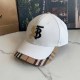 White Street Simplicity Letter Embroidered Patchwork Hat