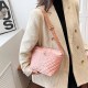 Pink Casual Letter Patchwork Bags