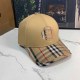 Khaki Street Simplicity Letter Embroidered Patchwork Hat