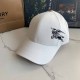 White Casual Simplicity Embroidery Patchwork Hat