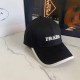 Black Casual Street Letter Embroidered Hat