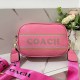 Pink Casual Simplicity Letter Zipper Bags