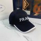 Black Street Simplicity Letter Embroidered Hat