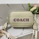 Khaki Casual Simplicity Letter Zipper Bags