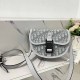 Gray White Street Letter Patchwork Bags