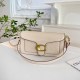 White Casual Simplicity Geometric Patchwork Bags