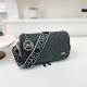 Black Gray Street Simplicity Letter Zipper Bags