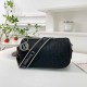 Black Casual Street Letter Zipper Bags