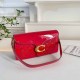 Red Casual Simplicity Geometric Patchwork Bags