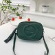 Green Casual Simplicity Letter Solid Tassel Zipper Bags