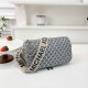 Light Gray Street Simplicity Letter Zipper Bags