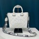 White Casual Simplicity Letter Patchwork Bags