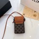 Brown Casual Street Letter Geometric Patchwork Bags