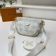 White Casual Street Letter Patchwork Chains Zipper Bags