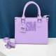 Purple Casual Simplicity Letter Patchwork Bags