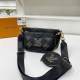 Black Casual Street Letter Patchwork Chains Zipper Bags
