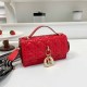 Red Casual Simplicity Letter Patchwork Bags