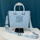 Blue Casual Simplicity Letter Patchwork Bags